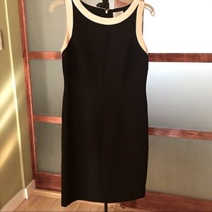 Ann Taylor Loft Black & White Dress Size 6 P NEW WITH TAGS
